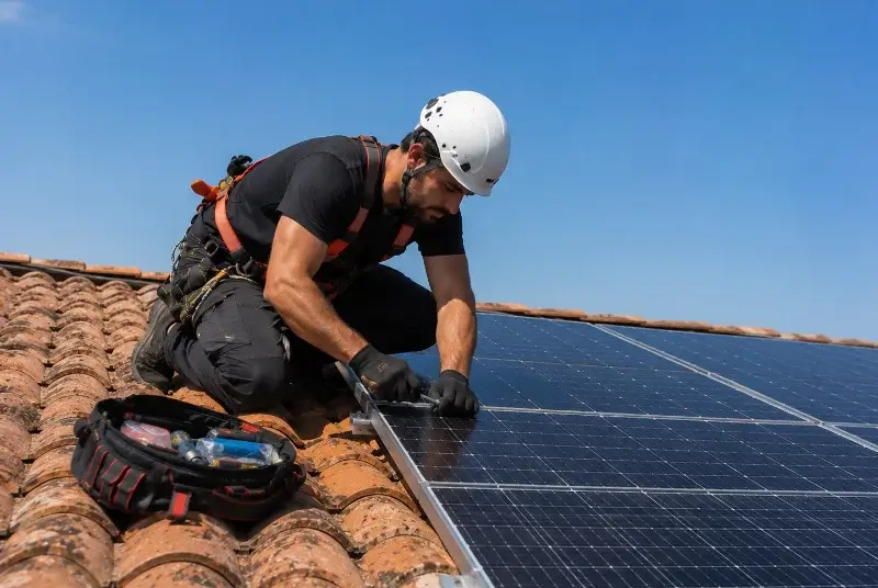 Maintenance et monitoring de panneaux solaires à Riedseltz